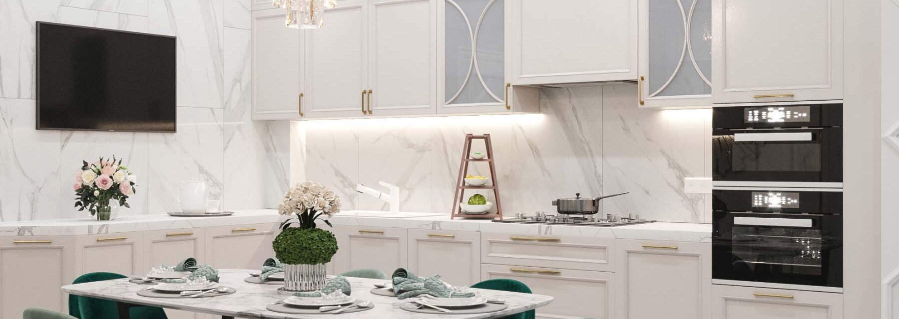 Дизайн кухни в стиле неоклассика Актобе